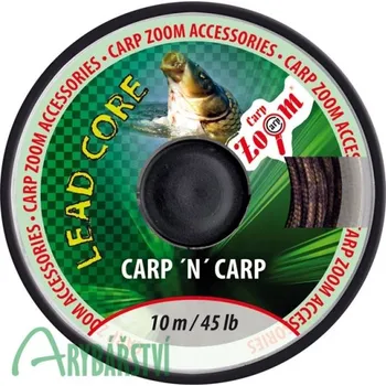 CARP ZOOM Návazcová šňůra Lead Core 10 m 45 Lb - chameleon