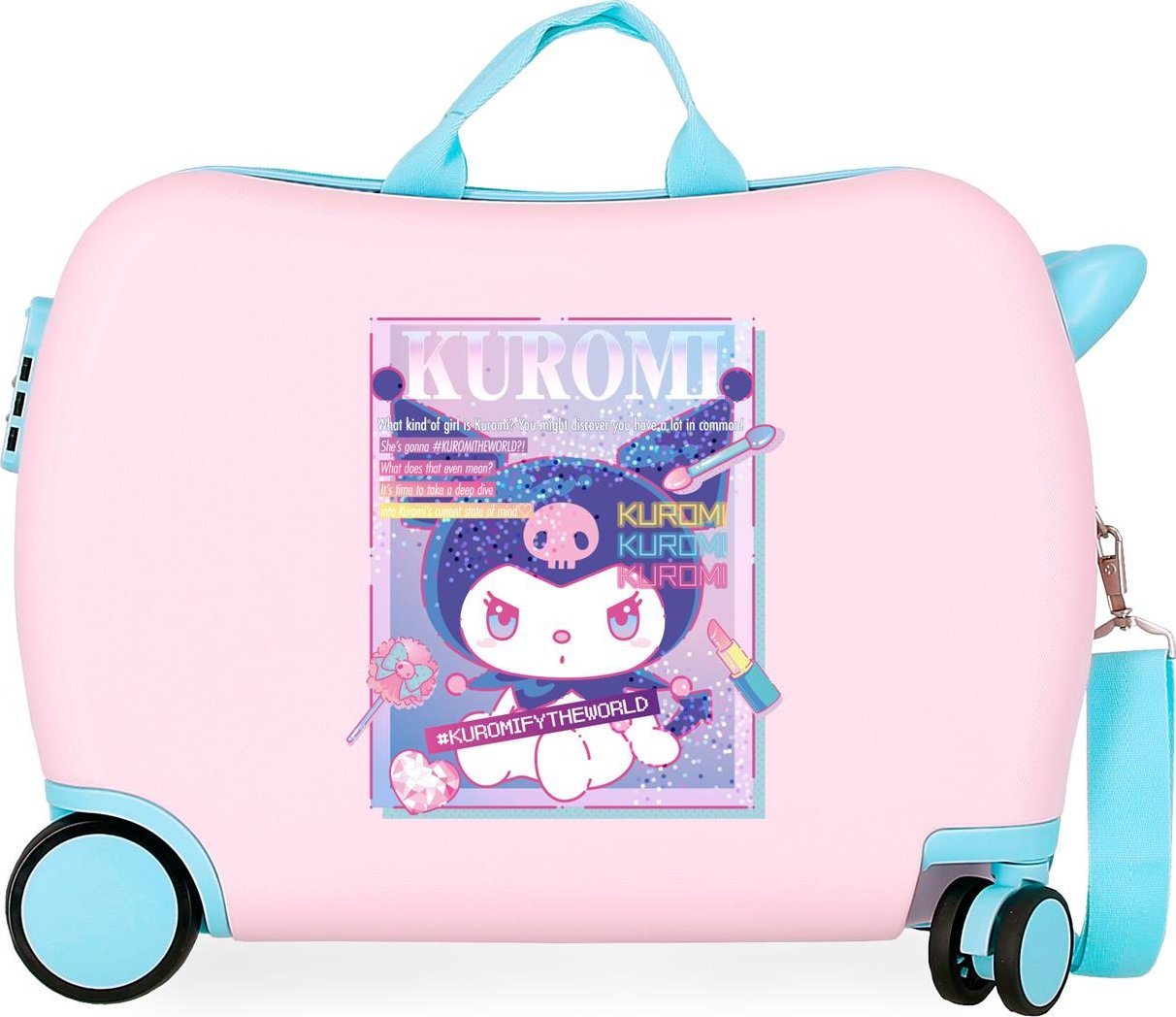 Joummabags Dětský kufřík na kolečkách Kuromi