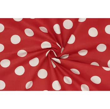 Bavlněné plátno - Puntík 25 mm