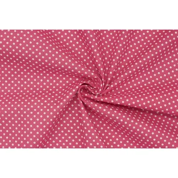 Bavlněné plátno - Puntík 3 mm