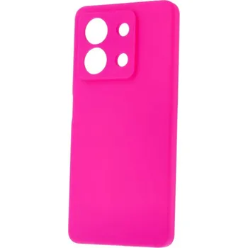 Pouzdro na mobilní telefon Zadní kryt Silicone Lite pro Xiaomi Redmi 15C fuchsiový