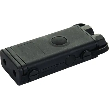FMA FMA AN/PEQ10 box (LED svítilna, červený laser), nylon - Černá