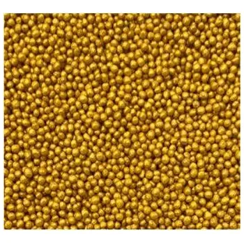 Cukrové perličky metalické zlaté 2mm 1kg - I LOVE CAKES | Skvělé pro Váš domácí dort