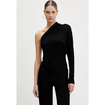 Dámská halenka Halenka Rick Owens Lilies Diana dámská, černá barva, hladká, LI02E3220.RV 99X, vel. M