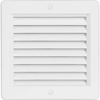 Mřížka větrací se síťovinou VM, 150 x 150 mm, bílá 0211