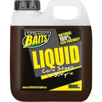 Návnadové aroma STRATEGY BAITS Booster LIQUID 1 L - Butyric Kukuřice