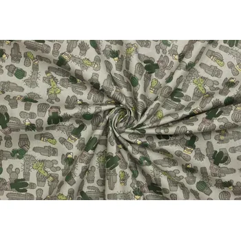 Bavlněné plátno - Kaktusy