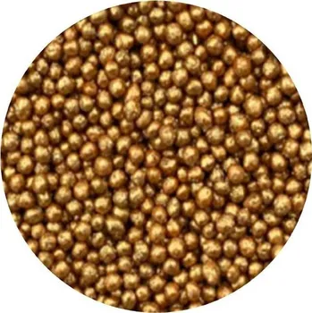 Cukrové perličky zlaté metalické 2mm 1kg - I LOVE CAKES | Skvělé pro Váš domácí dort