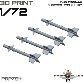 Plastikový model 77PROPELLER 1/72 R-3S missiles (4 pcs.)