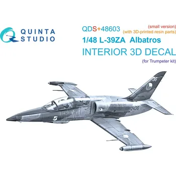 Plastikový model Quinta studio 1/48 L-39ZA 3D-Print&col.Interior (TRUMP) SMALL