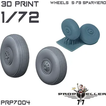 Plastikový model 77PROPELLER 1/72 S-79 Sparviero wheels (ITAL)