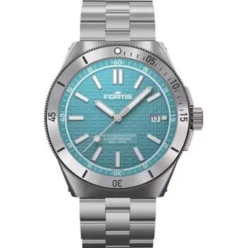 Hodinky Fortis - F8120004 - M-40 Serenity Blue on Block Bracelet