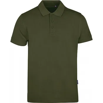 Pánské tričko HRM Vysokogramážová piké polokošile 100% bavlna Barva: zelená olivová, Velikost: XL HRM301