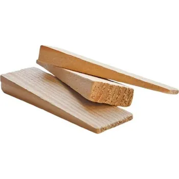 Zdenické nářadí Klínky montážní dřevěné, 65 x 18 x 12 - 0 mm, 150 ks, ENPRO