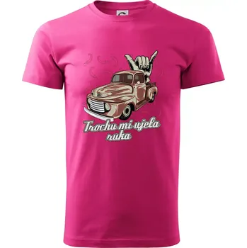 Pánské tričko Trochu mi ujela ruka - Klasické pánské triko vyšší gramáže - 4XL ( Purpurová )