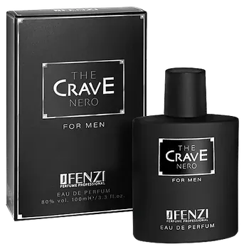 Unisex parfém JFENZI edp 100ml pánský parfém THE CRAVE NERO (Pánská parfémovaná voda)