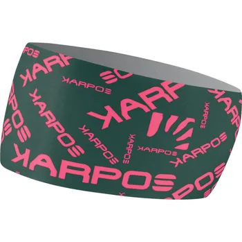 Sportovní čelenka KARPOS Cyklistická čelenka - PELMO - zelená/růžová