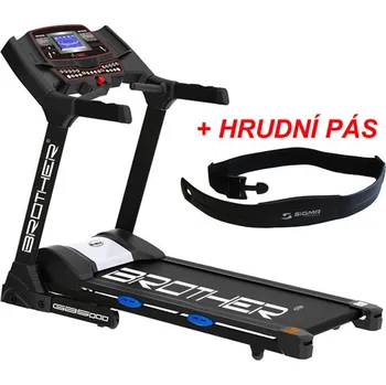 Kardio stroj Běžecký pás s elektrickým náklonem a hrudním pásem GB5000P