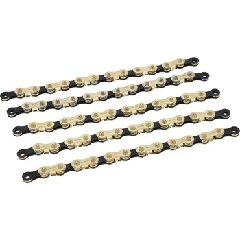 Komponent pro jízdní kolo řetěz XLC CC-C05 11k 118 článků zlato černý (řetěz XLC CC-C05 11k 118 článků zlato černý)