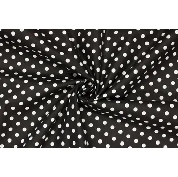 Bavlněné plátno - Puntík 6 mm