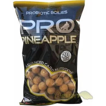 Nástraha STARBAITS Boilies PRO Pineapple 1kg 20mm - 20 mm
