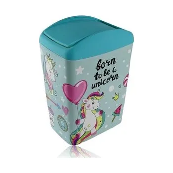 Odpadkový koš Koš odpadkový výklopný 5L UNICORN dekor