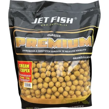 Nástraha JET FISH Premium Classic Boilie 20mm 5 kg - cream &amp; scopex (smetana &amp; scopex)