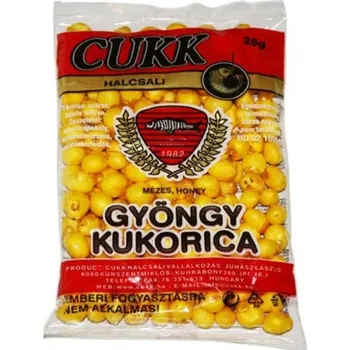 Návnadová surovina CUKK Foukaná kukuřice Pearl Corn 25 g - vanilka (červená)