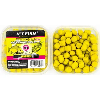 Nástraha JET FISH Fluo Měkčené Pelety 40g - Kukuřice