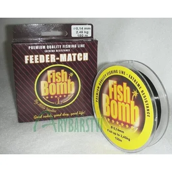 FISH BOMB Vlasec Feeder Match 150m - 0.14 mm / 2.45 kg