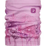Fleecový nákrčník Yetti - fialková - květiny, Dráče