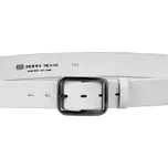 Dámský kožený pásek 4100 bílý 90 cm