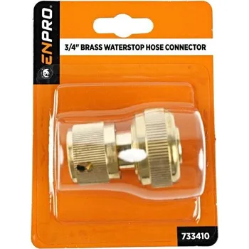 Zahrada Rychlospojka + stop ventil, 3/4" mosaz, ENPRO