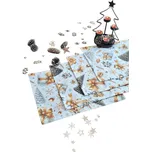 Textilní prostírání Vánoce - 4 ks - bílá