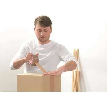 Páska balicí Basic, 50 m x 48 mm, hnědá, TESA