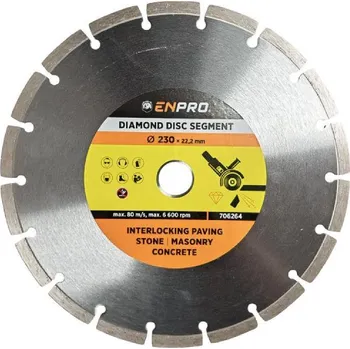 Brusný kotouč Kotouč diamantový segment Ø 180 x 22.2 mm, ENPRO