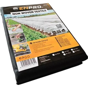 Zahrada Textilie netkaná, 1,6 x 5 m, 50 g/m2, černá, ENPRO
