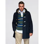 Pánský kabát OMBRE OM-COWC-0131 NAVY BLUE L