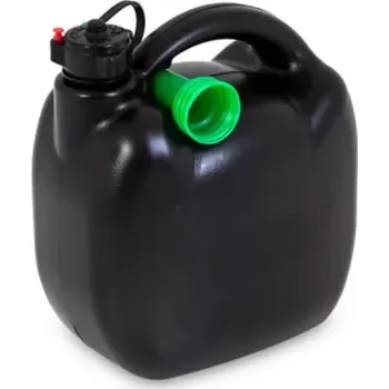 Kanystr HDPE KANYSTR NA PHM 5L ČERNÝ UN 3H1/Y/160 ZELENÁ VÝPUSTNÁ HUBICE
