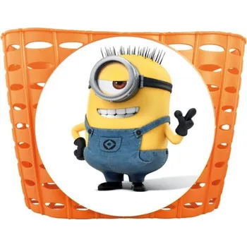 košík na kolo koš dětský Bike Fashion Minion oranžový