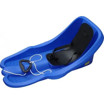 Sáně kluzák plastový Plastkon Bambi modrý