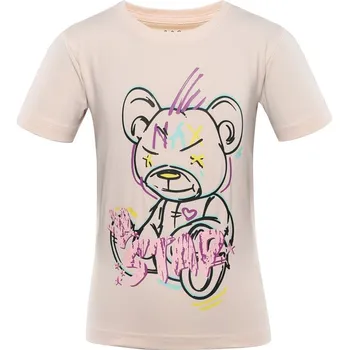 Chlapecké tričko triko dětské krátké ALPINE PRO LORETO růžové (triko dětské krátké ALPINE PRO LORETO růžové)