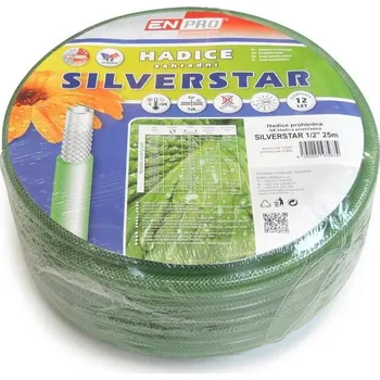 Zahradní hadice Hadice průhledná SILVERSTAR 1/2", 15 m