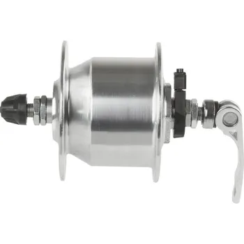 Komponent pro jízdní kolo náboj dynamo 6V,3.0W 36d stříbrný rychloupínací mechanismus (náboj dynamo 6V,3.0W 36d stříbrný rychloupínací mechanismus)