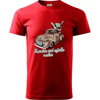 Pánské tričko Trochu mi ujela ruka - Klasické pánské triko vyšší gramáže - XS ( Červená )