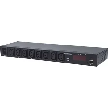 Racková skříň Řízená racková PDU 19" 1U, 8x C13, 110–250 V / 16 A, IP správa
