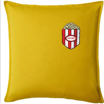 Polštář Popcorn v kapse - Polštář 50x50 - 50x50 - Pouze potah ( Žlutá )