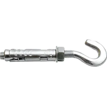 Dílna Kotva ocelová s háčekem KOS-C, 16 x 75 mm, M12, ENPRO, 5 ks