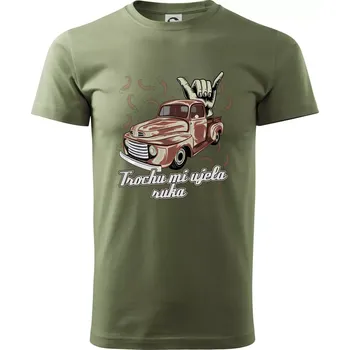 Pánské tričko Trochu mi ujela ruka - Klasické pánské triko vyšší gramáže - M ( Khaki )