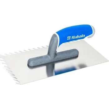 Zednické hladítko Hladítko nerezové se šikmými zuby MASTERLINE XL 130 X 270 mm, zub 8 mm